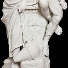 Antonio Frilli Large marble sculpture of an amorous couple by Antonio Frilli - 1683199