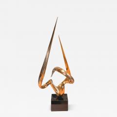 Antonio Gresiaga Kieff Antonio Gresiaga Kieff Abstract Bronze Sculpture 1970 - 3459971