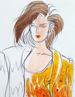 Antonio Lopez Halston Vogue Magazine Illustration - 440278