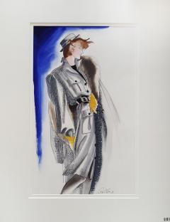 Antonio Lopez Vogue Magazine Fashion Illustration Adel Simpson 1984 - 328645