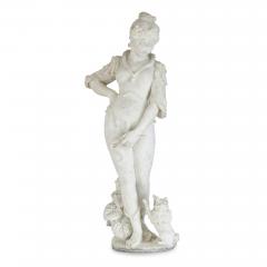 Antonio Natali Large marble sculpture of a circus ringmistress by Antonio Natali - 2282815