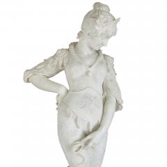 Antonio Natali Large marble sculpture of a circus ringmistress by Antonio Natali - 2282825