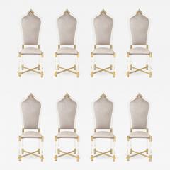 Antonio Pavia Fabulous Rare Set Of Eight Italian Dining Chairs By Antonio Pavia  - 998583