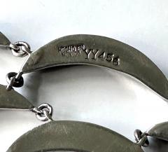 Antonio Pineda Mexican Modernist Silver Obsidian Four piece Jewelry Suite Taxco Antonio Pineda - 4179382