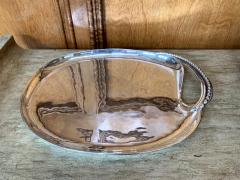 Antonio Pineda Mexican Modernist Silver Tray by Antonio Pineda - 1310001