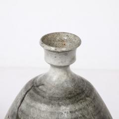 Antonio Prieto Mid Century Graphite Glazed Ceramic Vase W Fish Motif signed Antonio Prieto - 3926023