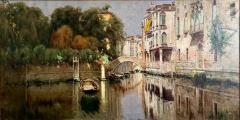 Antonio Reyna Palaces by a Canal Venice - 4530926