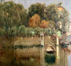 Antonio Reyna Palaces by a Canal Venice - 4530929