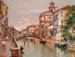 Antonio Reyna Venetian Canal - 4379673