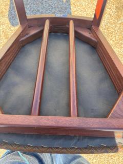 Antonio Sibau Antonio Sibau Mahogany Side Chair Italian Craftsmanship 20th Century - 4519294