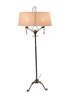 Antti Hakkarainen Antti Hakkarainen Wrought Iron Floor Lamp Mid 20th Century - 3977157