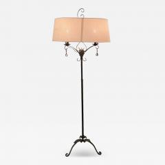 Antti Hakkarainen Antti Hakkarainen Wrought Iron Floor Lamp Mid 20th Century - 4010314