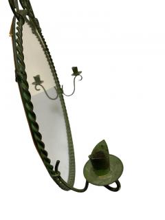 Antti Hakkarainen Antti Hakkarainen Wrought Iron Wall Mirror Taidetakomo Hakkarainen 1930s - 4107735