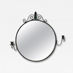 Antti Hakkarainen Antti Hakkarainen Wrought Iron Wall Mirror Taidetakomo Hakkarainen 1930s - 4111081
