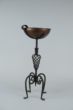 Antti Hakkarainen Decorative Antti Hakkarainen Torch re Birdbath in Wrought Iron and Copper - 4183823