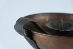 Antti Hakkarainen Decorative Antti Hakkarainen Torch re Birdbath in Wrought Iron and Copper - 4183826