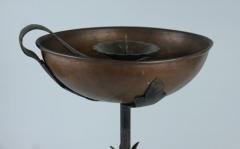 Antti Hakkarainen Decorative Antti Hakkarainen Torch re Birdbath in Wrought Iron and Copper - 4183828