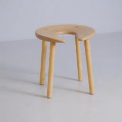 Antti Nurmesniemi Iconic Antti Nurmesniemi Sauna Horseshoe Stool for Palace Hotel Helsinki 1952 - 4542201