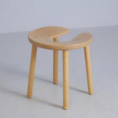 Antti Nurmesniemi Iconic Antti Nurmesniemi Sauna Horseshoe Stool for Palace Hotel Helsinki 1952 - 4542202