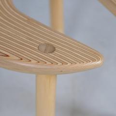 Antti Nurmesniemi Iconic Antti Nurmesniemi Sauna Horseshoe Stool for Palace Hotel Helsinki 1952 - 4542203