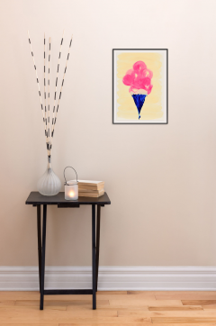 Anya Spielman Candy Cone Abstract Painting 2020 - 3776607