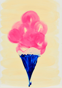 Anya Spielman Candy Cone Abstract Painting 2020 - 3776614
