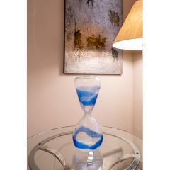 Anzolo Fuga Anzola Fuga Rare Bands Vase With Internal Glass Filament 1960s - 2464830