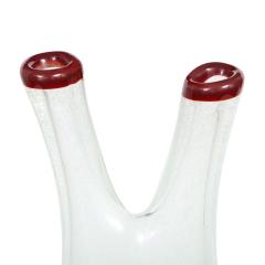 Anzolo Fuga Anzolo Fuga Colorful Pavone Vase with 2 Necks 1957 60 - 2126272