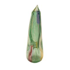 Anzolo Fuga Anzolo Fuga Exceptional Hand Blown Glass Bandiere Vase 1950s - 2850984