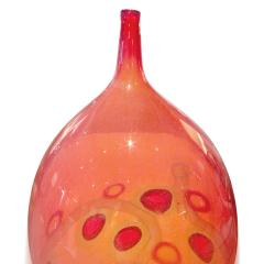 Anzolo Fuga Anzolo Fuga Exceptional Hand Blown Glass Vase with Applied Murrhines 1960s - 406023