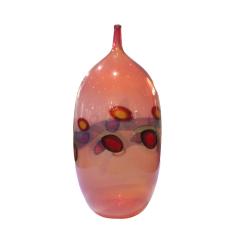 Anzolo Fuga Anzolo Fuga Exceptional Hand Blown Glass Vase with Applied Murrhines 1960s - 406024