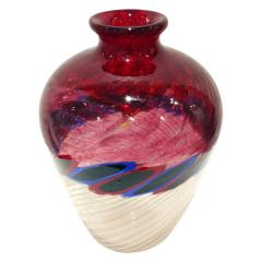 Anzolo Fuga Anzolo Fuga Exceptional Hand Blown Glass Vase with Glass Fragments 1960s - 927190