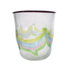 Anzolo Fuga Anzolo Fuga Hand Blown Glass Vase From The Pavone Series 1957 60 - 2082815