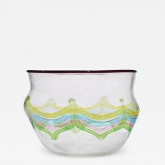 Anzolo Fuga Anzolo Fuga Hand Blown Glass Vase From The Pavone Series 1957 60 - 2083925