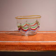 Anzolo Fuga Anzolo Fuga Hand Blown Glass Vase From The Pavone Series 1957 60 - 4459964