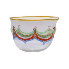 Anzolo Fuga Anzolo Fuga Hand Blown Glass Vase From The Pavone Series 1957 60 - 4460434