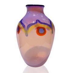 Anzolo Fuga Anzolo Fuga Hand Blown Pavone Vase With Murrhines circa 1958 - 1584040