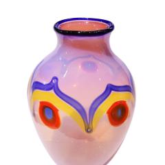 Anzolo Fuga Anzolo Fuga Hand Blown Pavone Vase With Murrhines circa 1958 - 1584048