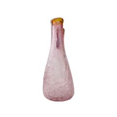 Anzolo Fuga Anzolo Fuga Hand Blown Pink Vase with Rings 1963 68 - 2915222