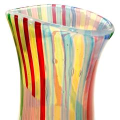 Anzolo Fuga Anzolo Fuga Rare Bandiere Vase with Multicolor Rods 1955 58 - 407737