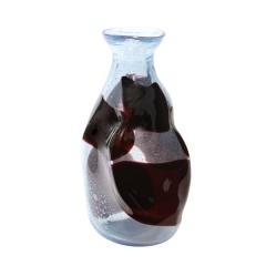Anzolo Fuga Anzolo Fuga Rare Glass Vase in Pulegoso Glass with Spots 1960s - 2466602
