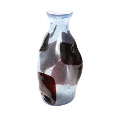 Anzolo Fuga Anzolo Fuga Rare Glass Vase in Pulegoso Glass with Spots 1960s - 2466606