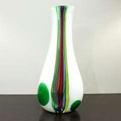 Anzolo Fuga Exceptional Hand Blown Glass Spots Vase by Anzolo Fuga for A V E M  - 200891