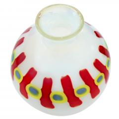 Anzolo Fuga Hand Blown Glass Murrine Incatenate Vase by Anzolo Fuga for A V E M  - 202375