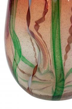 Anzolo Fuga Hand Blown Glass Vase From the Bands Series by Anzolo Fuga for A V E M  - 202059