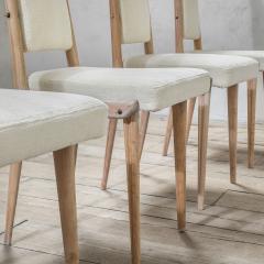 Apelli Varesio Apelli and Varesio Set of Six Wooden Chairs 50s - 4030391