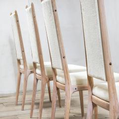 Apelli Varesio Apelli and Varesio Set of Six Wooden Chairs 50s - 4030392