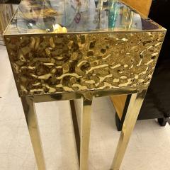 Aqua Console Table in Hand Painted Crystal - 3815668