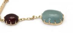 Aquamarine Cabochon Lariat Necklace 15 40 Carats - 3448818