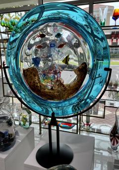 Aquarium Disc from Murano Italy - 3249695